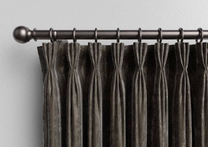Crushed Velvet, Champagne - Made to Measure Curtains - Image 11